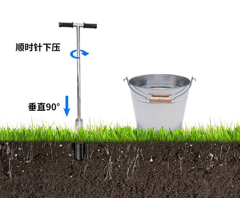 土壤水分溫度測(cè)量?jī)x安裝之鉆孔法